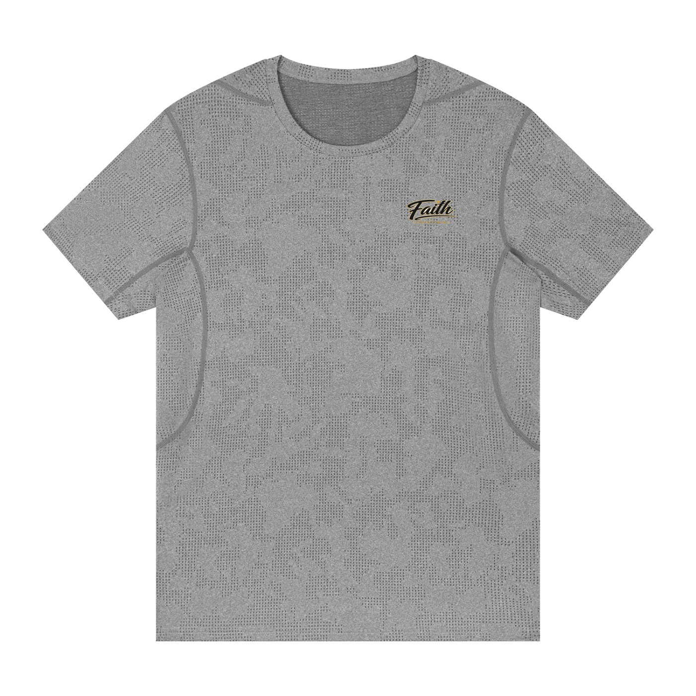 Men's Jacquard Slim Mesh T-Shirt