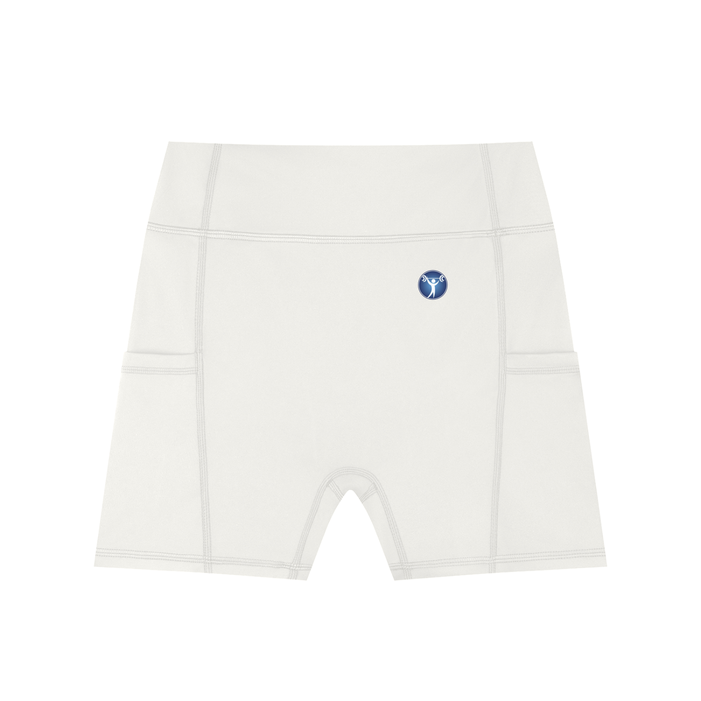 Women's High-Waisted Pocket Biker Shorts