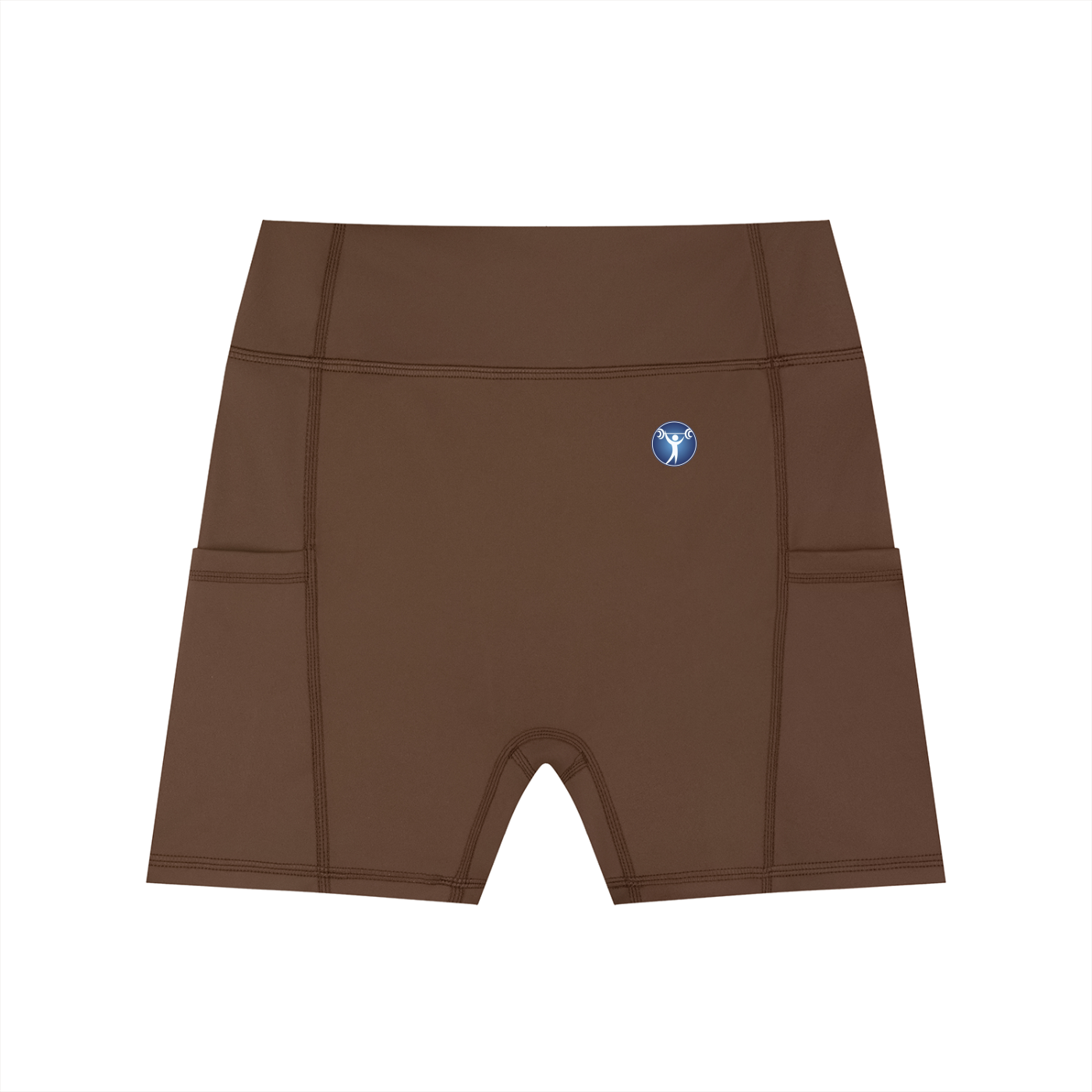 Women's High-Waisted Pocket Biker Shorts