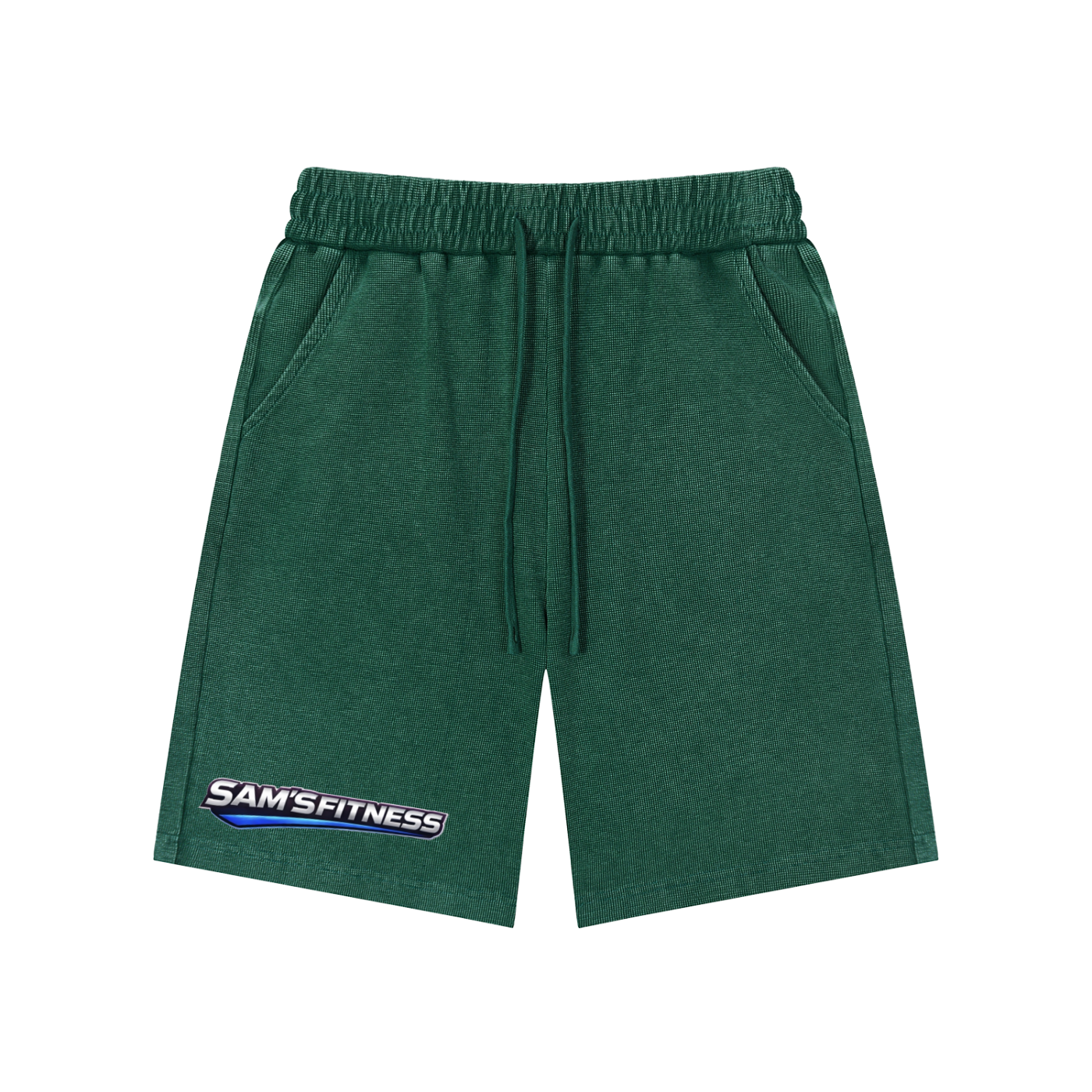 Mineral Wash Waffle Knit Shorts