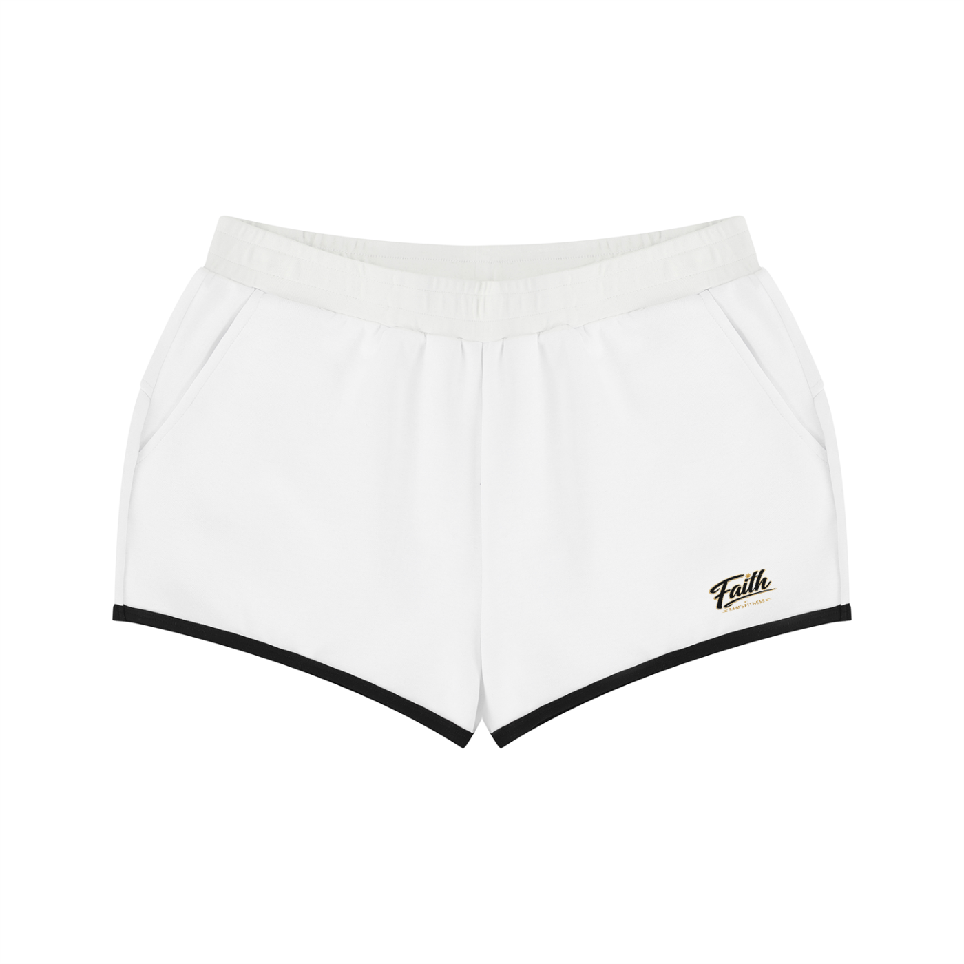 Women's Retro Contrast Binding Shorts