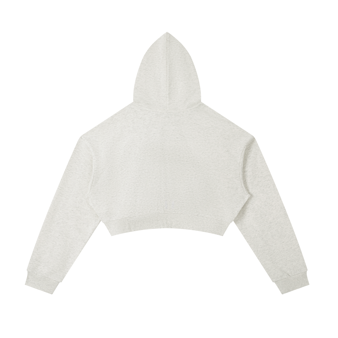 SAMS Essential Cropped Zip-Up Hoodie