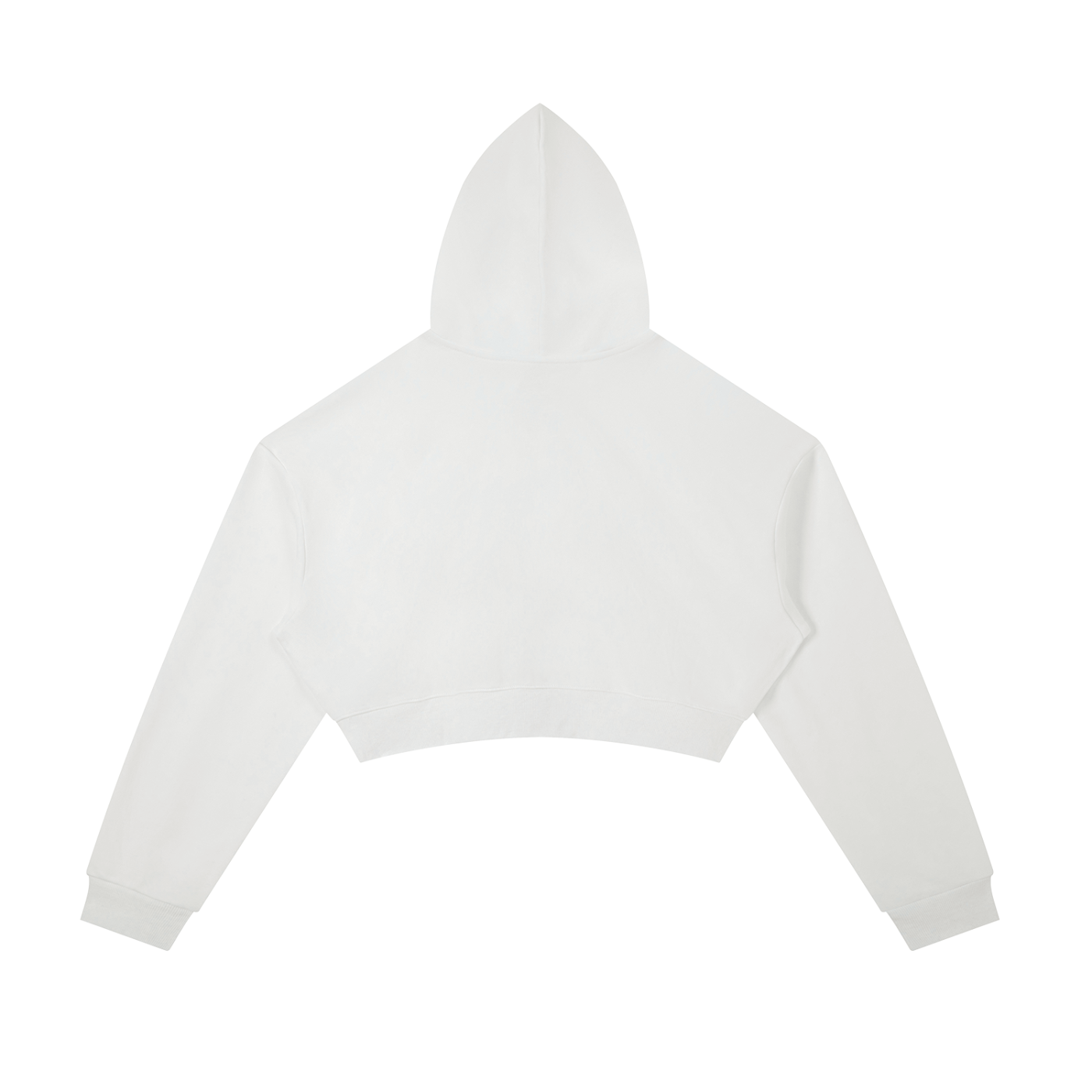 SAMS Essential Cropped Zip-Up Hoodie