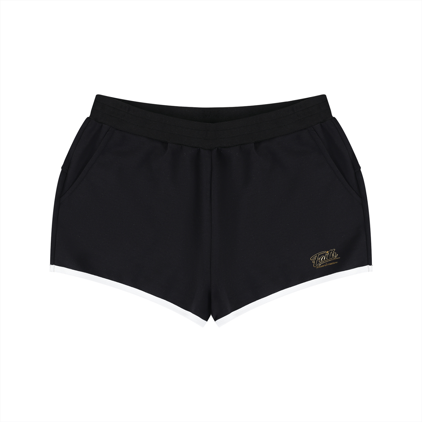 Women's Retro Contrast Binding Shorts