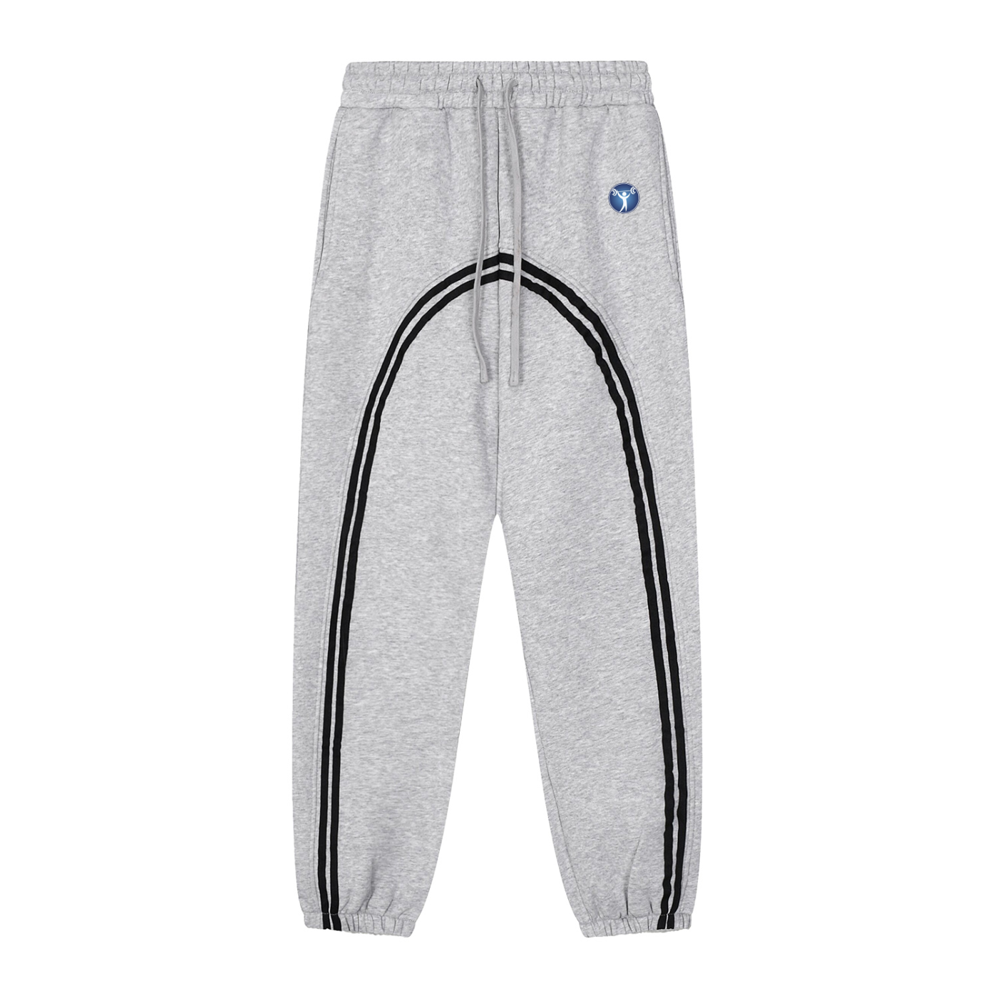 SAMS Sun Fade Contrast Tape Fleece Jogged Sweatpants
