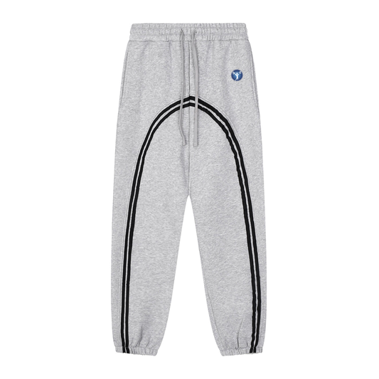 SAMS Sun Fade Contrast Tape Fleece Jogged Sweatpants