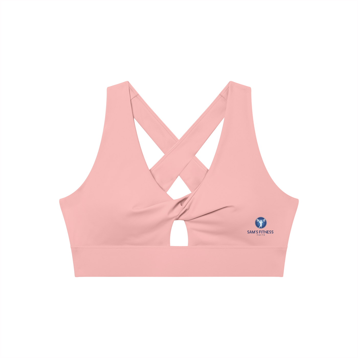 Women's Twist Front V-Neck Sports Bra