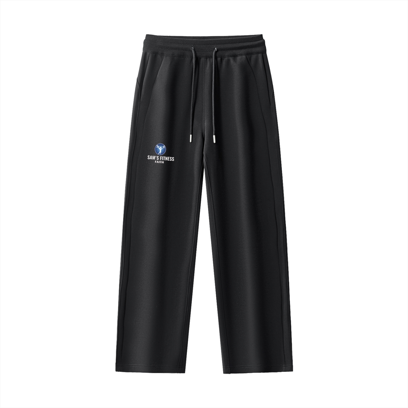 Essential Drawstring Straight-Leg Sweatpants