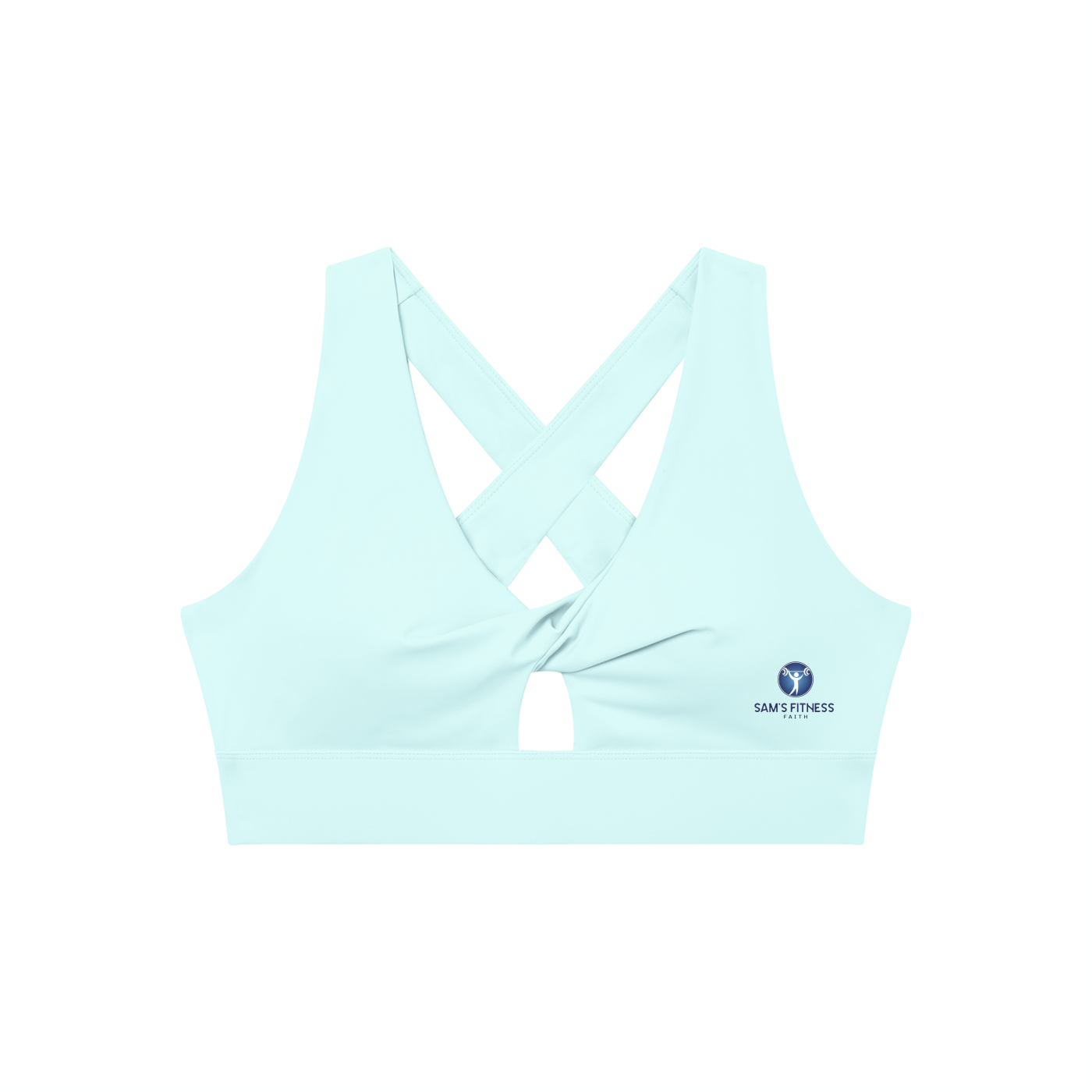 Women's Twist Front V-Neck Sports Bra