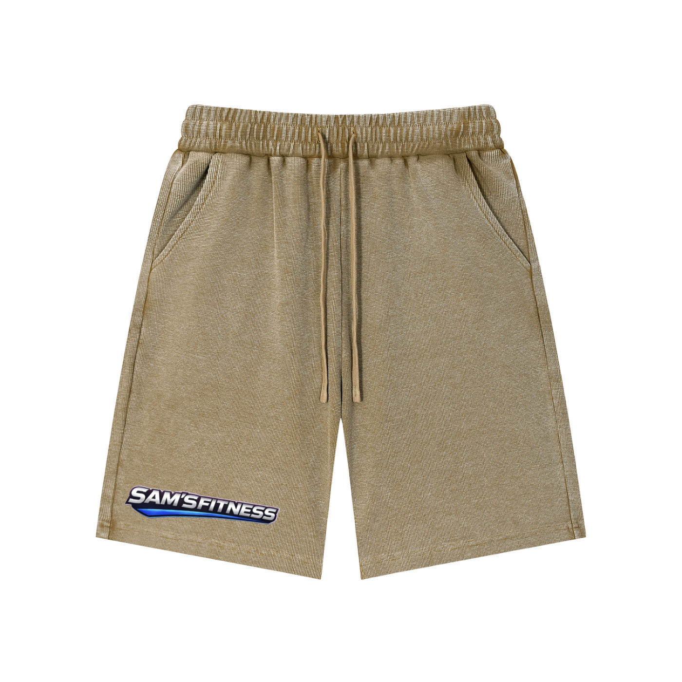 Mineral Wash Waffle Knit Shorts