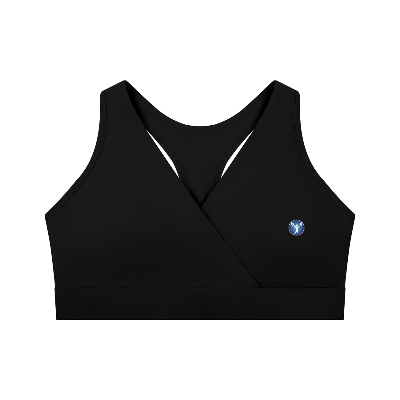 Women's Crossover V-Neck Sports Bra
