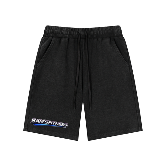 Mineral Wash Waffle Knit Shorts