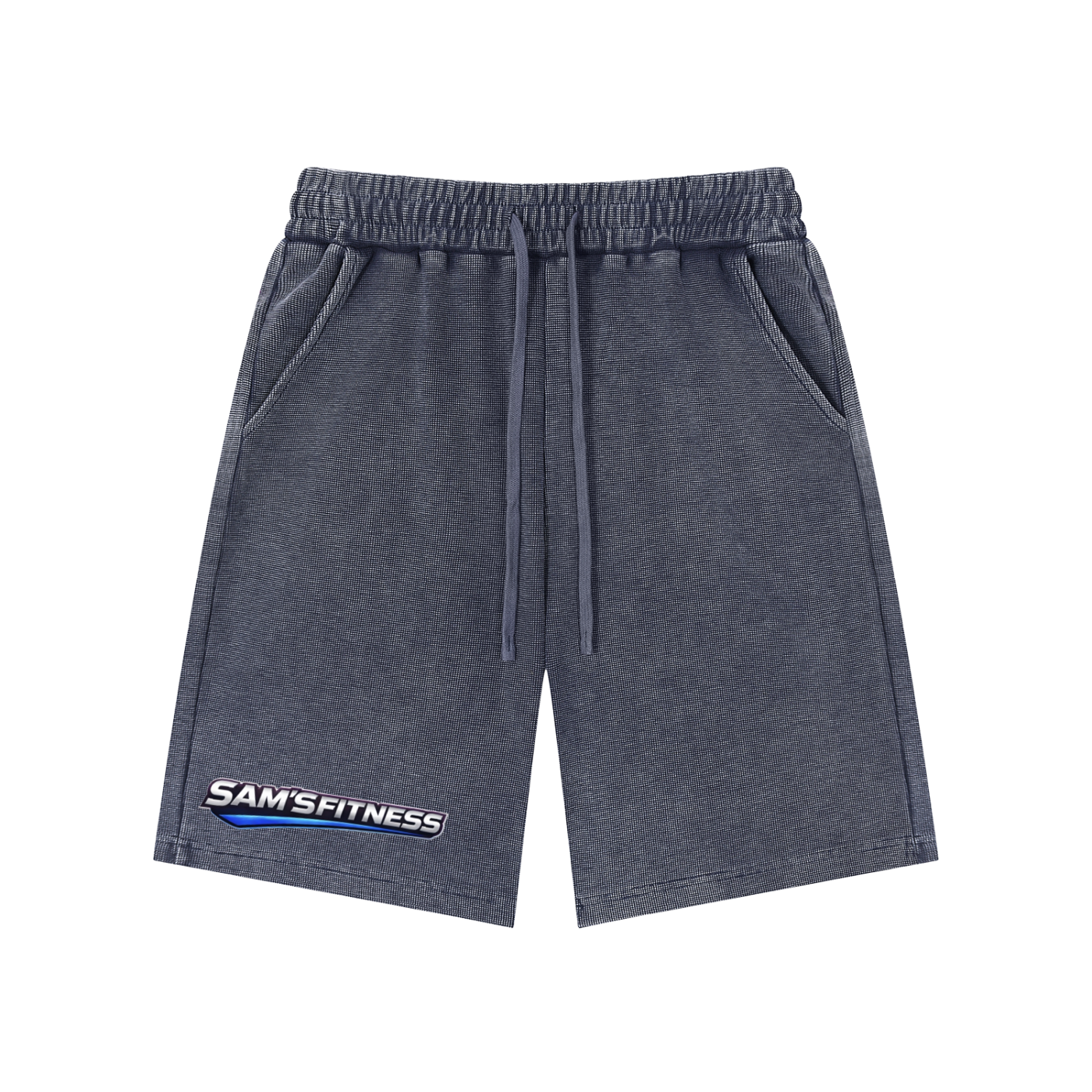 Mineral Wash Waffle Knit Shorts