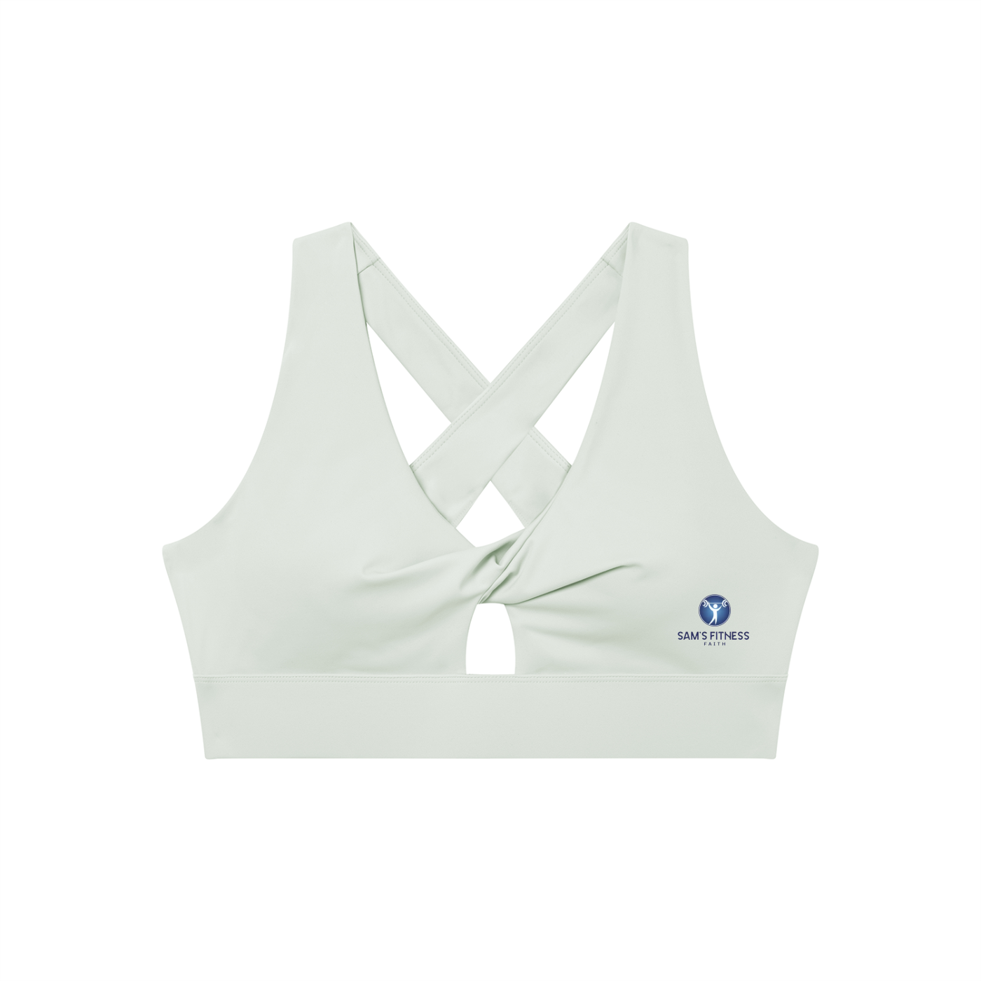 Women's Twist Front V-Neck Sports Bra
