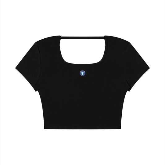 Women's Square Neck Crop T-Shirt