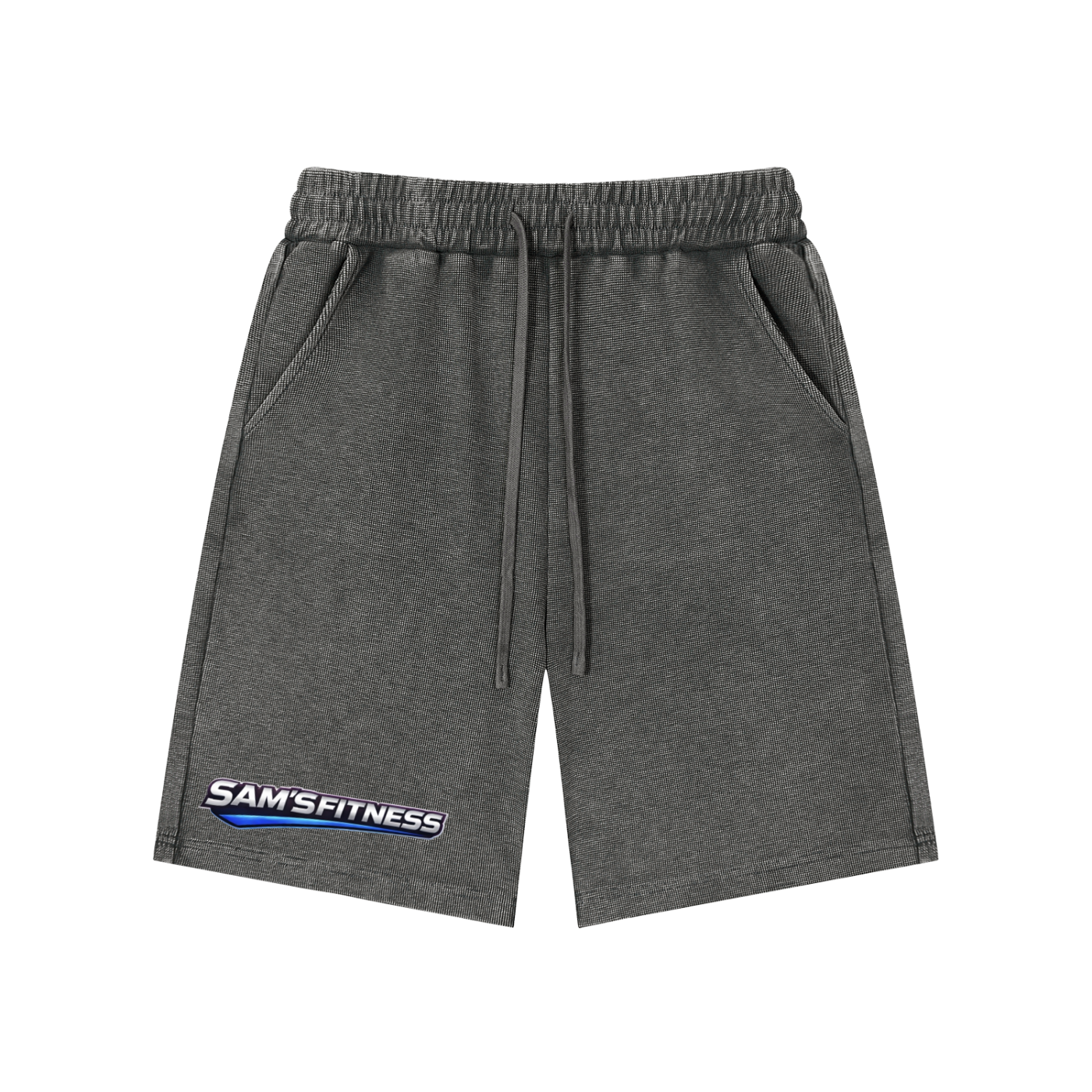 Mineral Wash Waffle Knit Shorts