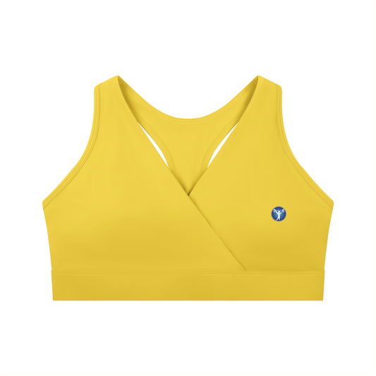 Women's Crossover V-Neck Sports Bra