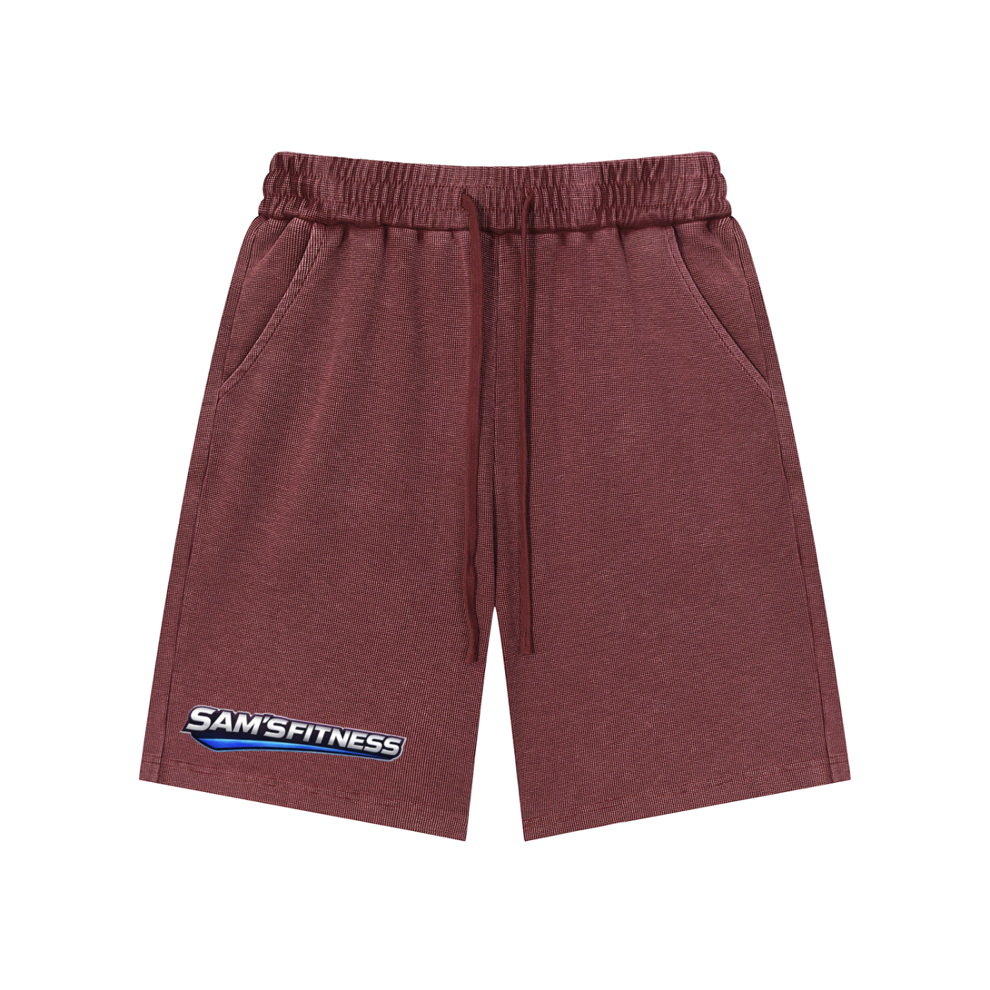 Mineral Wash Waffle Knit Shorts