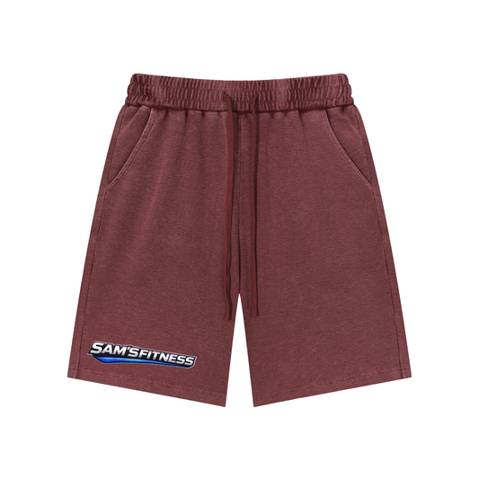 Mineral Wash Waffle Knit Shorts