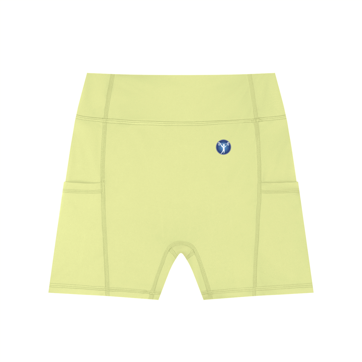 Women's High-Waisted Pocket Biker Shorts