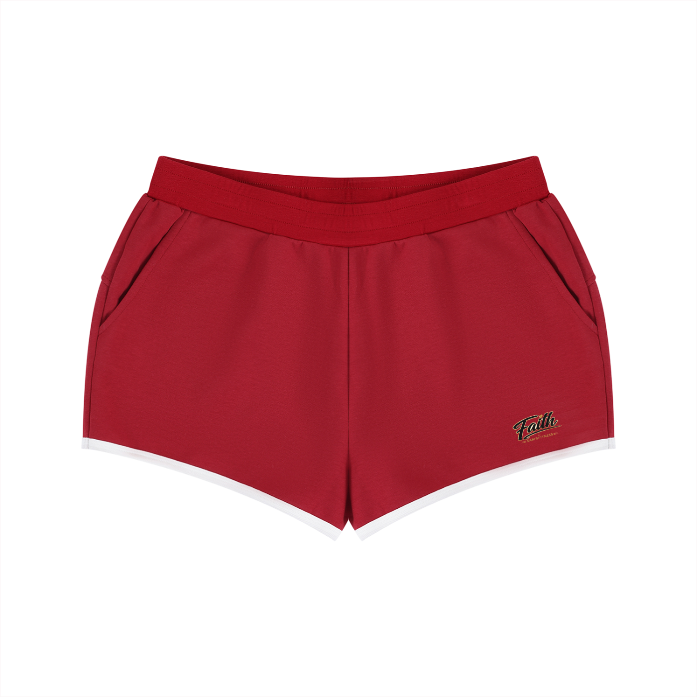 Women's Retro Contrast Binding Shorts
