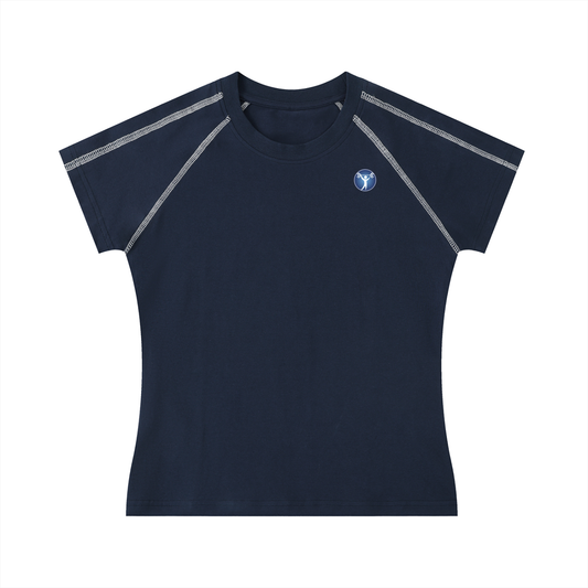 Women's Contrast Stitch Raglan T-Shirt