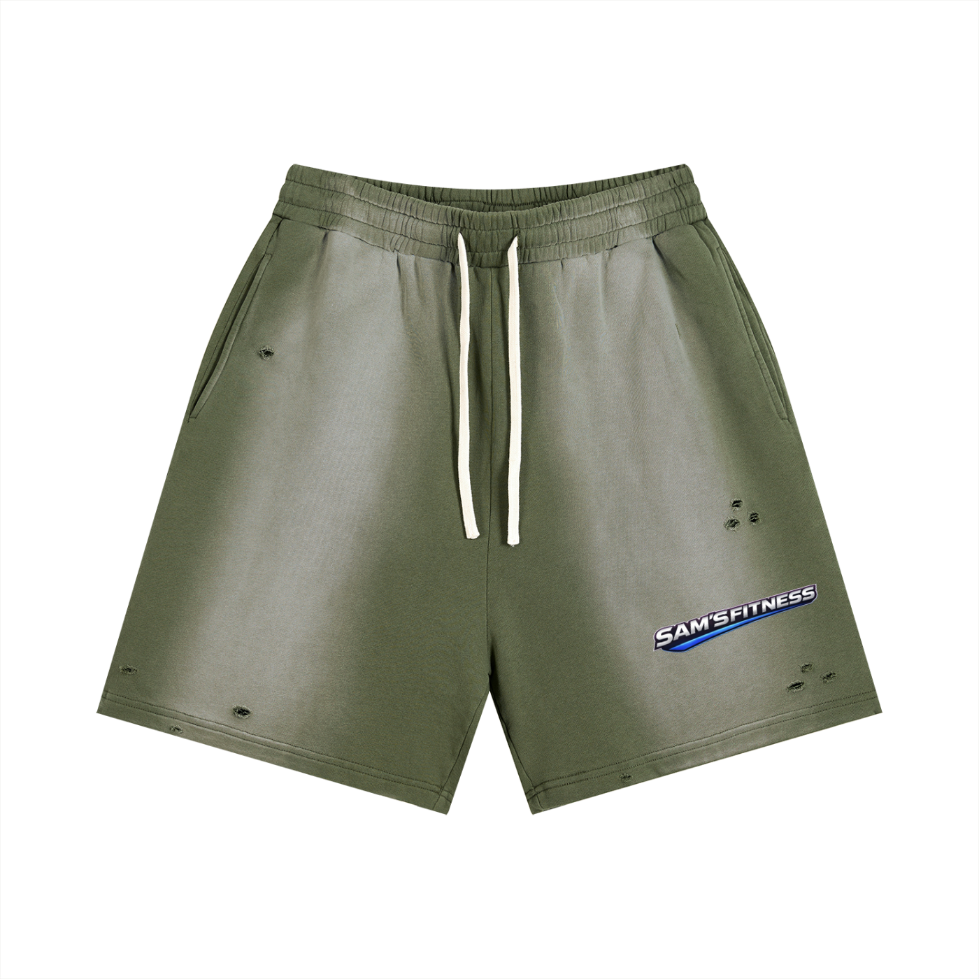 SAMS Sun Fade Distressed Shorts