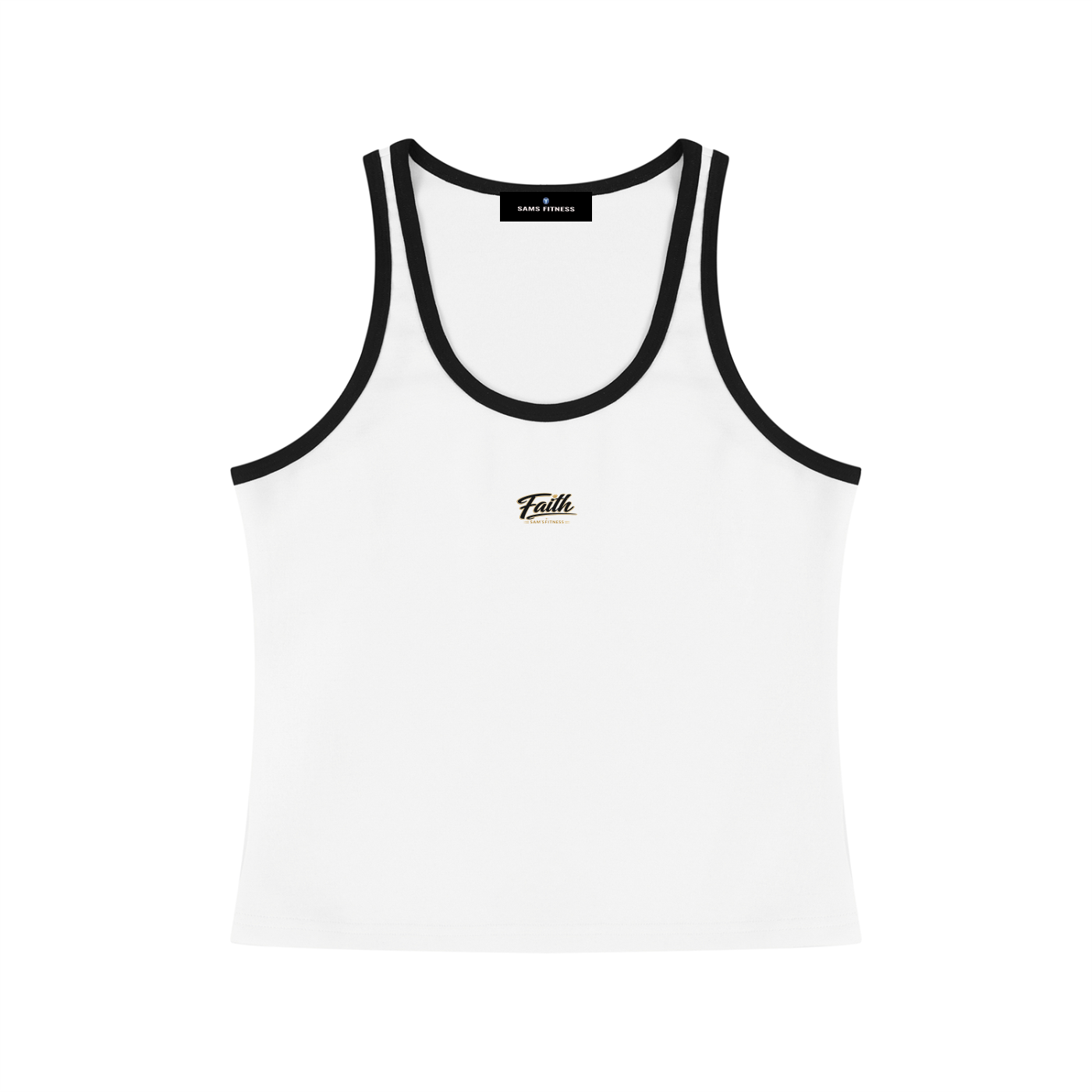 Women's Color Block Cropped Tank Top
